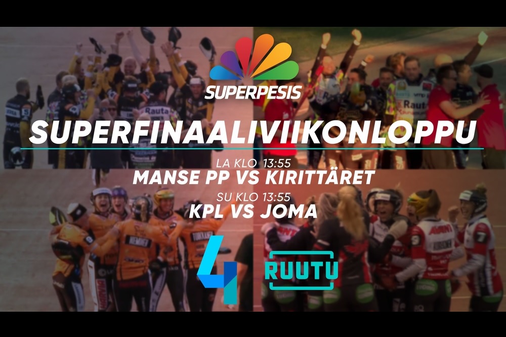 Superpesiksen viikonlopun finaalikamppailut suorina lähetyksinä Nelosella ja Ruudussa