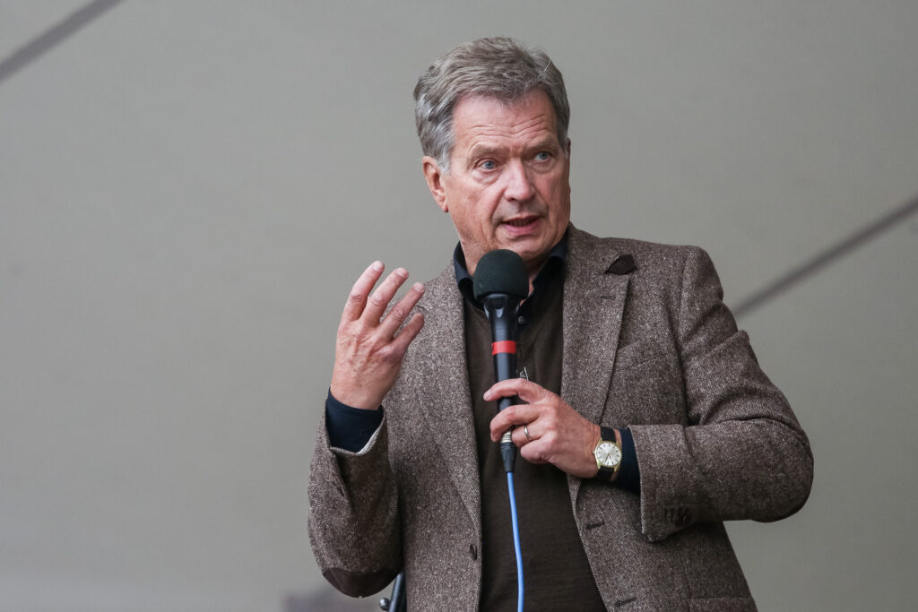 Tasavallan presidentti Sauli Niinistö toimii Porin Itä-Lännen suojelijana
